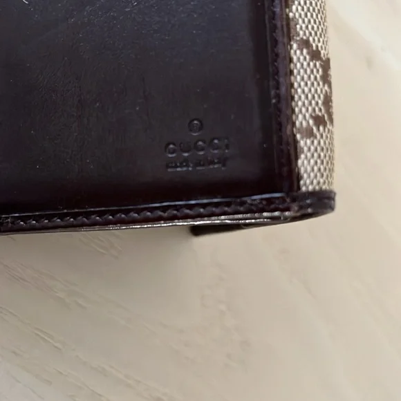 Gucci Ophidia Cream and Brown Wallet with Iconic GG Monogram. OBO. - Picture 6 of 8